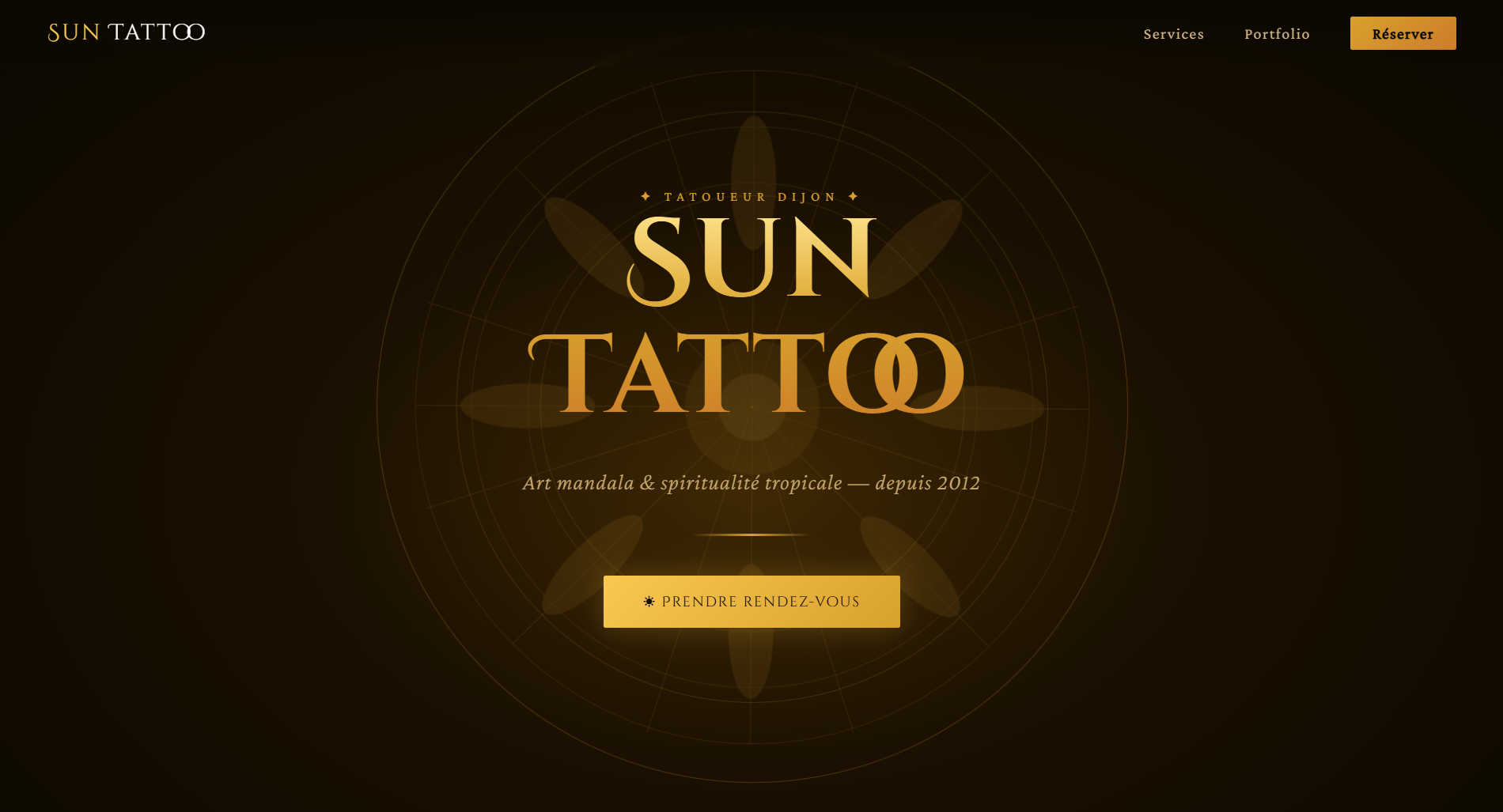 Sun Tattoo